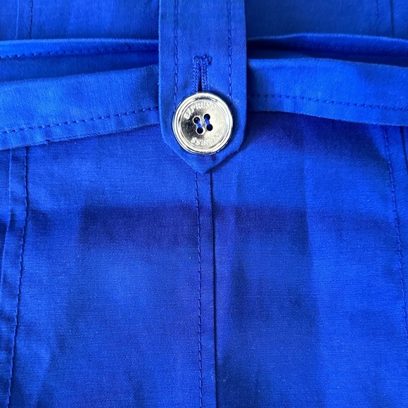 Express Women's Royal Blue Trench Coat - Picture 5 of 7